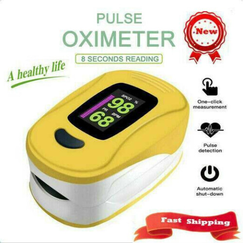 Universal Finger Oxygen Saturation Meter Blood Monitors Fingertip Pulse Oximeter