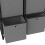 VidaXL vidaXL 5-Cube Display Shelf with Boxes Black Fabric Storage Organiser Unit 6