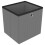 VidaXL vidaXL 5-Cube Display Shelf with Boxes Black Fabric Storage Organiser Unit 7