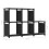 VidaXL vidaXL 5-Cube Display Shelf Black Fabric Free Standing Storage Organiser Unit 8