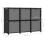 VidaXL vidaXL 6-Cube Display Shelf with Boxes Black Fabric Storage Organiser Unit 9