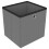 VidaXL vidaXL 6-Cube Display Shelf with Boxes Black Fabric Storage Organiser Unit 8