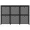 VidaXL vidaXL 6-Cube Display Shelf with Boxes Black Fabric Storage Organiser Unit 3