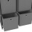 VidaXL vidaXL 6-Cube Display Shelf with Boxes Grey Fabric Storage Organiser Unit 7