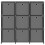 VidaXL vidaXL 9-Cube Display Shelf with Boxes - Grey Fabric Storage Organizer Unit, 103 x 30 x 107.5 cm (Code 322613) 3