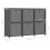 VidaXL vidaXL 6-Cube Display Shelf with Boxes Grey Fabric Storage Organiser Unit 9