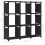 VidaXL vidaXL 9-Cube Display Shelf Black Fabric Bookcase Storage Rack Standing Shelf 8