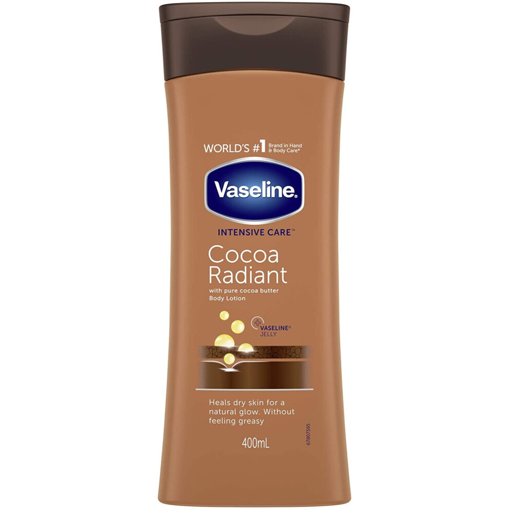Vaseline Intensive Care Cocoa Radiant 100% Cocoa Butter Body Lotion