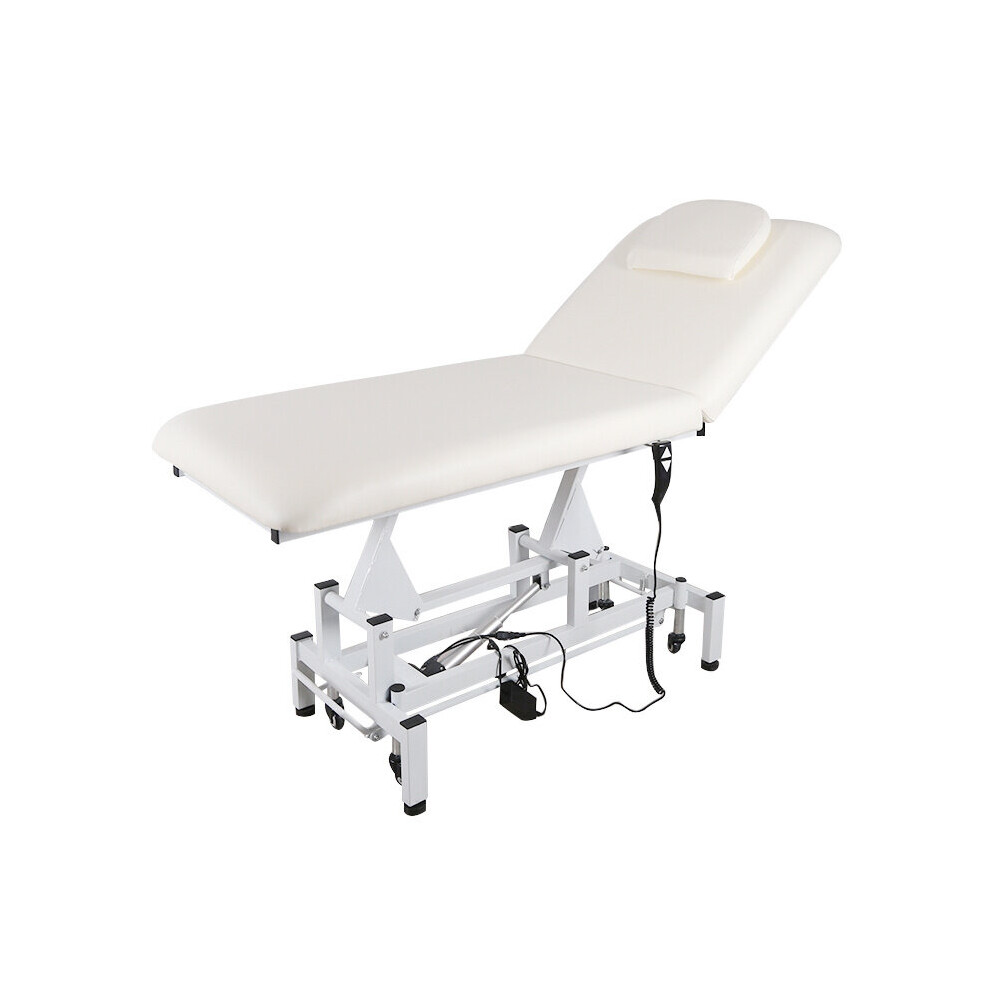 Electric Massage Table with Wheel Medical Facial Massage Bed Couch