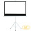 Living And Home Portable Projector Screen with Tripod Stand 84in Home Cinema 2