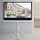 Living And Home Portable Projector Screen with Tripod Stand 84in Home Cinema 5