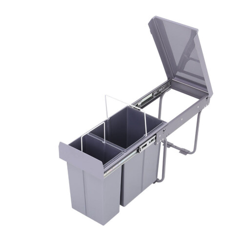 Living And Home (1X10L+1X20L) Recycle Bin Soft Close Pull Out Kitchen Waste Bins For 300MM Cabinet Unit 1