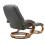 Living And Home (Grey) Swivel Recliner Chair Sofa with Footstool 5