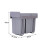 Living And Home (1X10L+1X20L) Recycle Bin Soft Close Pull Out Kitchen Waste Bins For 300MM Cabinet Unit 5