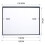 Living And Home (60 in) Projector Screen Manual Pull Down Wall Mounted Matt White Home Cinema 6