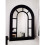 70X50Cm Window Style Wall Mirror Simply Stylish Decor Mirror Black 1