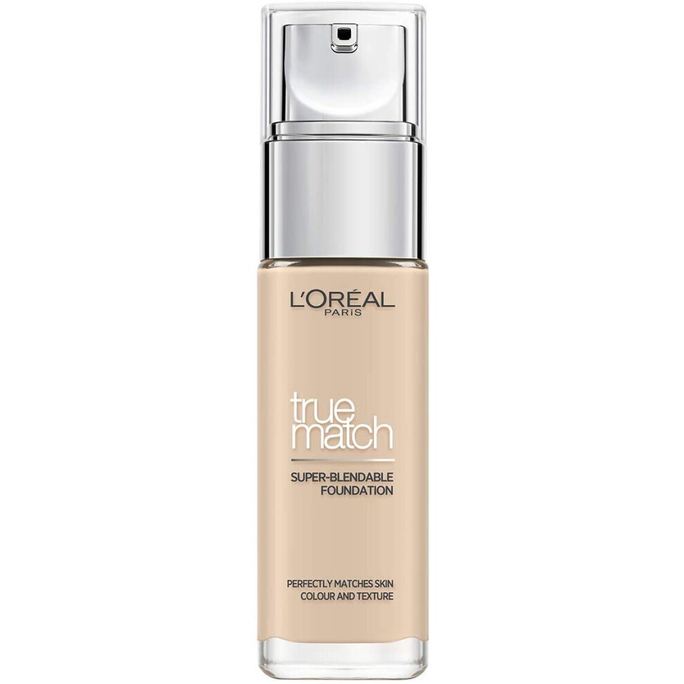 (0.5N Porcelain) L'Oreal Paris True Match Liquid Foundation