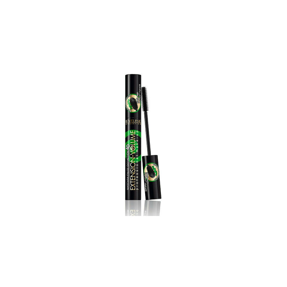 New Eveline Cosmetics Eveline Extension Volume False Definition 4Dlong&Curl Up Mascara Black