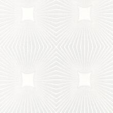 A.S Creation Blown Vinyl White Paintable Embossed Wallpaper Starburst