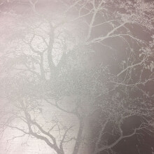 Whispering Trees Wallpaper Grey Off White Glitter Textured Sparkle Forest Holden