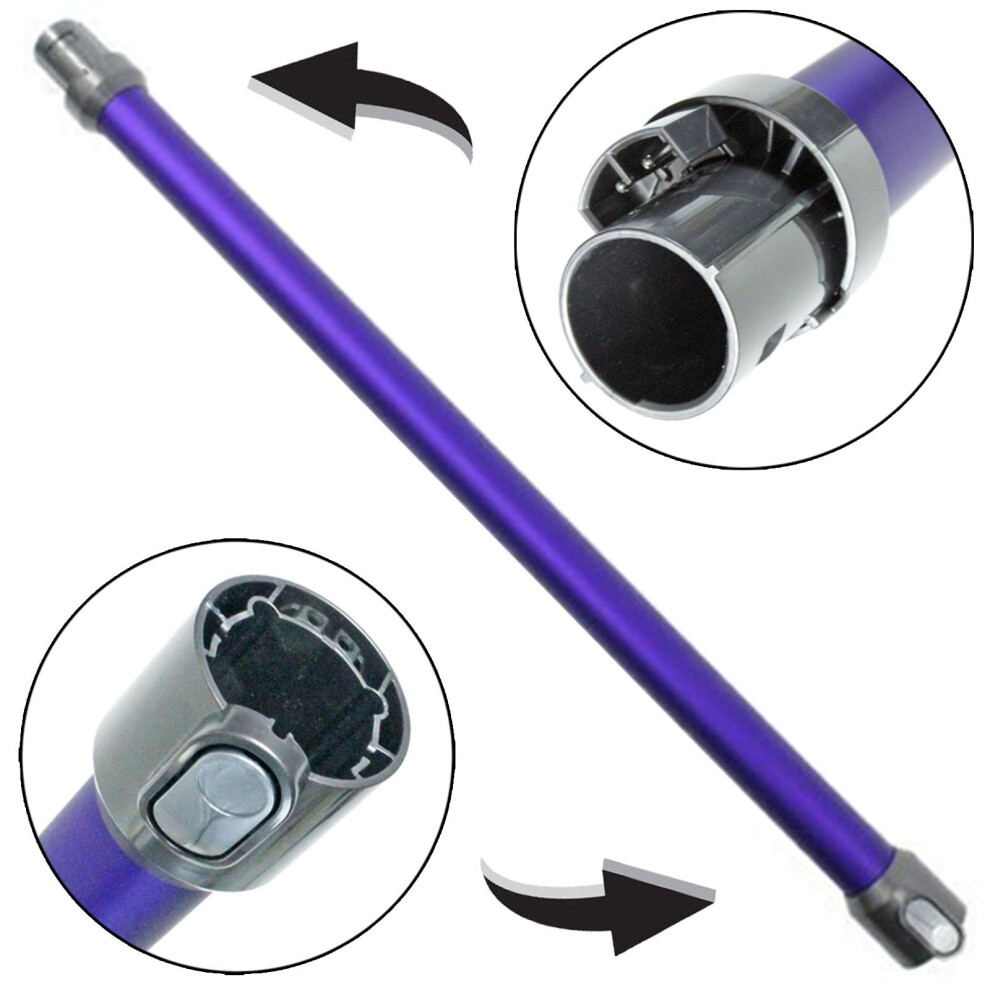 Spares2go Tube Pipe For Dyson V6 Dc58 Dc59 Dc62 Cordless Vacuum Cleaner Purple