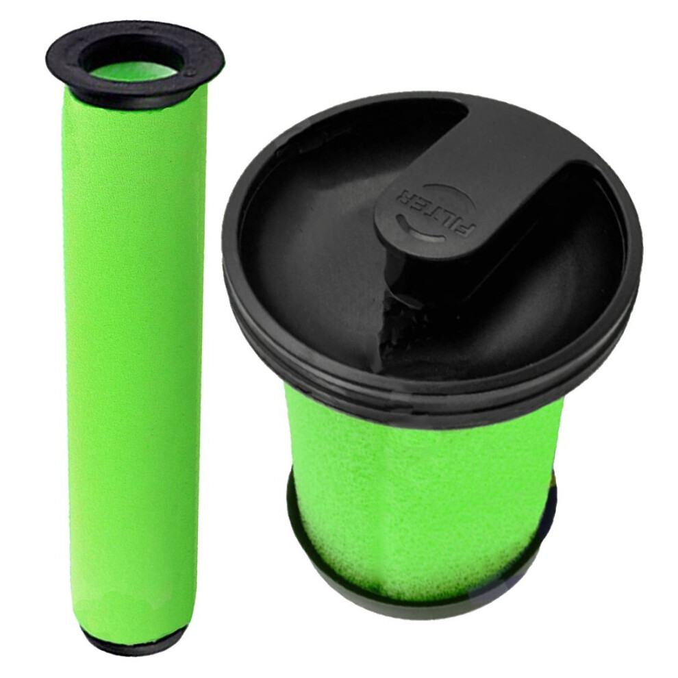 Spares2go Washable Foam Filter Kit For Gtech System - Airram K9 Mk2 + Multi K9 Mk2 Cordless Vacuum Cleaners
