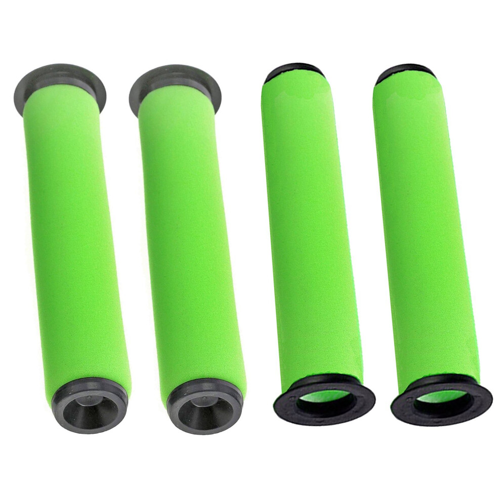 Spares2go Washable Filters For Gtech Airram Mk2 K9 Cordless Vacuum Cleaner (Pack Of 4) Green