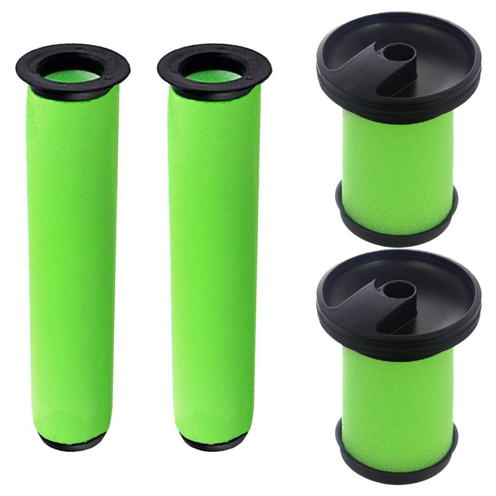 Spares2go Washable Foam Filters Kit For Gtech System Airram K9 Mk2 + Multi K9 Mk2 Cordless Vacuum Cleaners (2 Of Each)