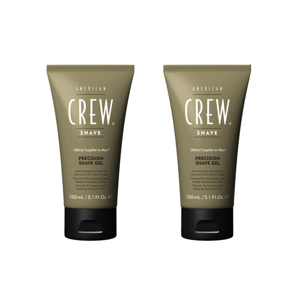 American Crew Precision Shave Gel 150ml x2