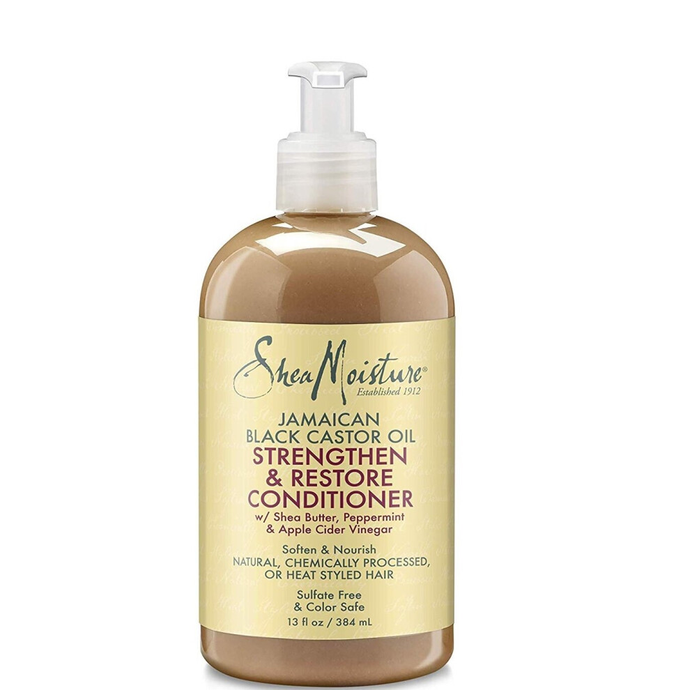 Shea Moisture Jamaican Black Castor Oil Strengthen & Restore Rinse Out Conditioner 384ml