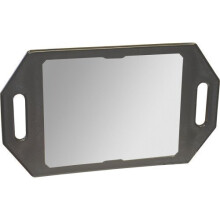 Kodo Two Handed Mirror - Black, 10 x 8 in, Durable Casing for Busy Salons