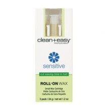 Clean+Easy Sensitive Roll-On Wax Refill Cartridge Small (3)