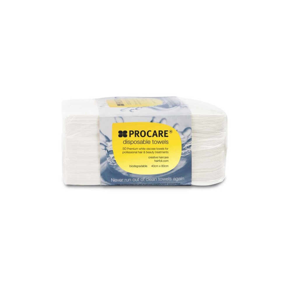 Procare Disposable Towels White (50)