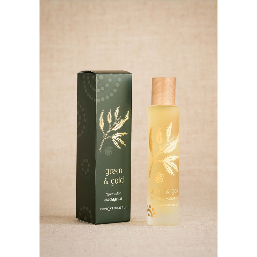 Outback Organics Green/Gold & Rejuvenate Massage Oil 100Ml