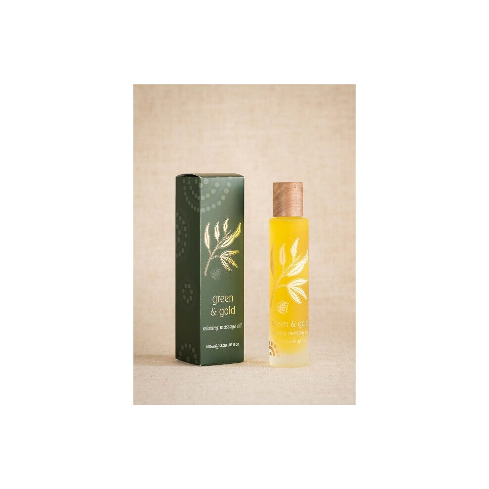 Outback Organics Green/Gold & Relaxing Massage Oil 100Ml
