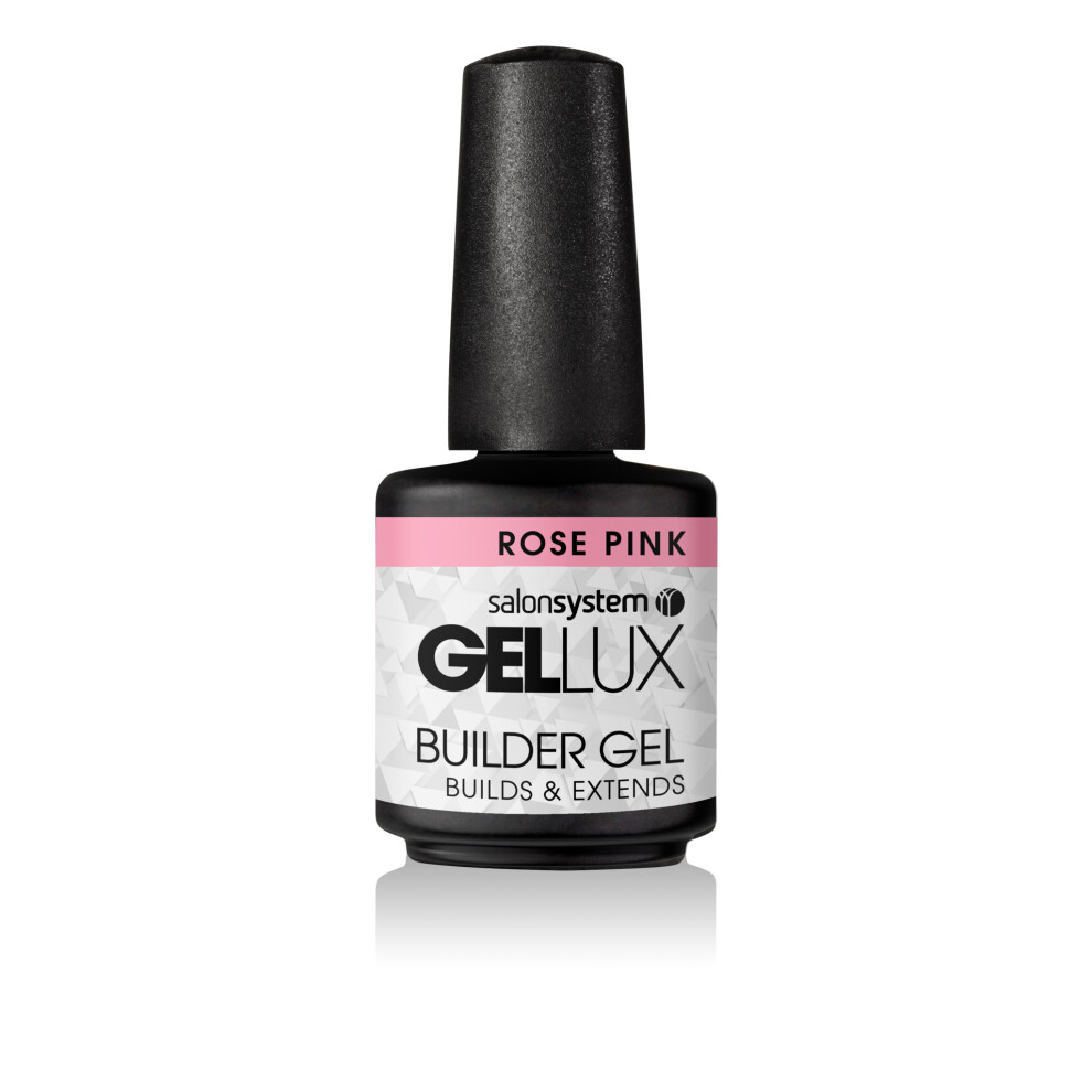 Salon System Gellux Builder Gel Rose Pink 15ml