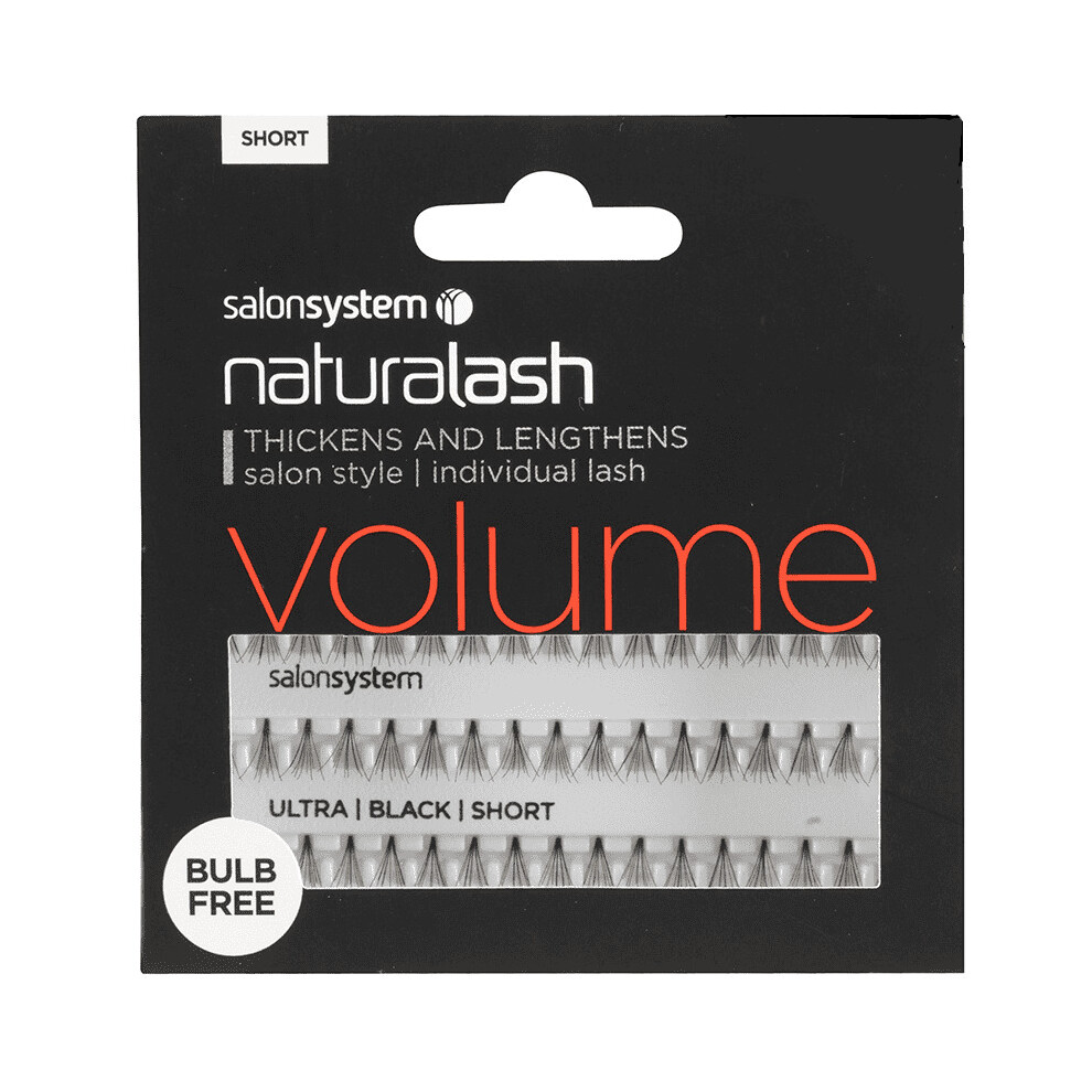Salon System Individual Lashes Ultra Black - Short