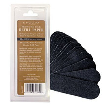 Cuccio Pedicure Abrasive Black Pedicure File Refills 80 Grit (50)