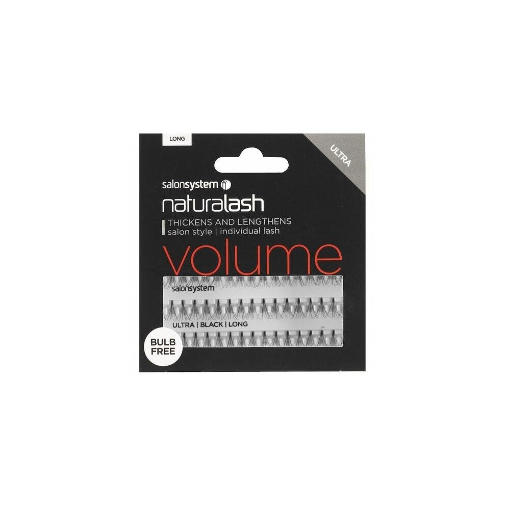 Salon System Individual Lashes Ultra Black - Long