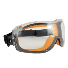 DEWALT Concealer Clear Goggles DPG82-11D - Anti-Fog, Scratch-Resistant Polycarbonate Lens, 99.9% UV Protection, EN 166-1F, E3 Safety