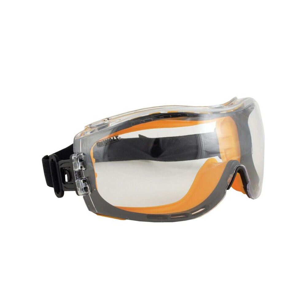 Dewalt Concealer Clear Goggles Dpg82-11D - Anti-Fog, Scratch-Resistant Polycarbonate Lens, 99.9% Uv Protection, En 166-1F, E3 Safety 674326273914