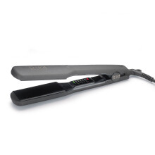 Diva Wide Digital Argan Styler Straighteners - 80-210C, Korean Ceramic Floating Plates, Far Infrared, Auto Shut-Off, Two-Prong Travel Plug