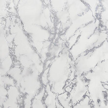 Carrara Marble Wallpaper White Grey Silver Glitter Embossed Metallic 296701 10m x 0.53m