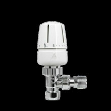 Center 15mm Angled TRV Thermostatic Radiator Valve Pack