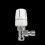Center 15mm Angled TRV Thermostatic Radiator Valve Pack 1