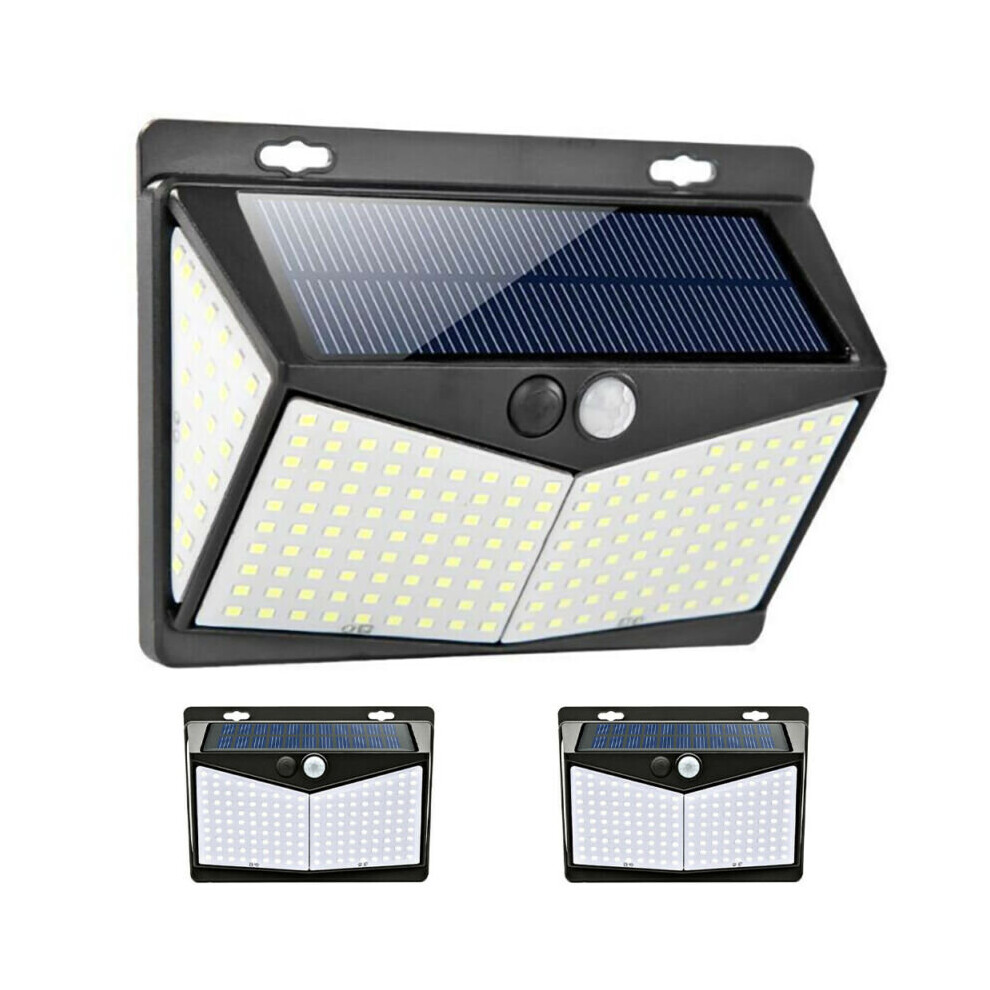 208 LED PIR Motion Sensor Solar Power Garden Light Outdoor Yard Patio Waterproof
