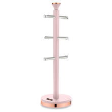 Tower Cavaletto T826132PNK Mug Tree, Stainless Steel Branches, Pink