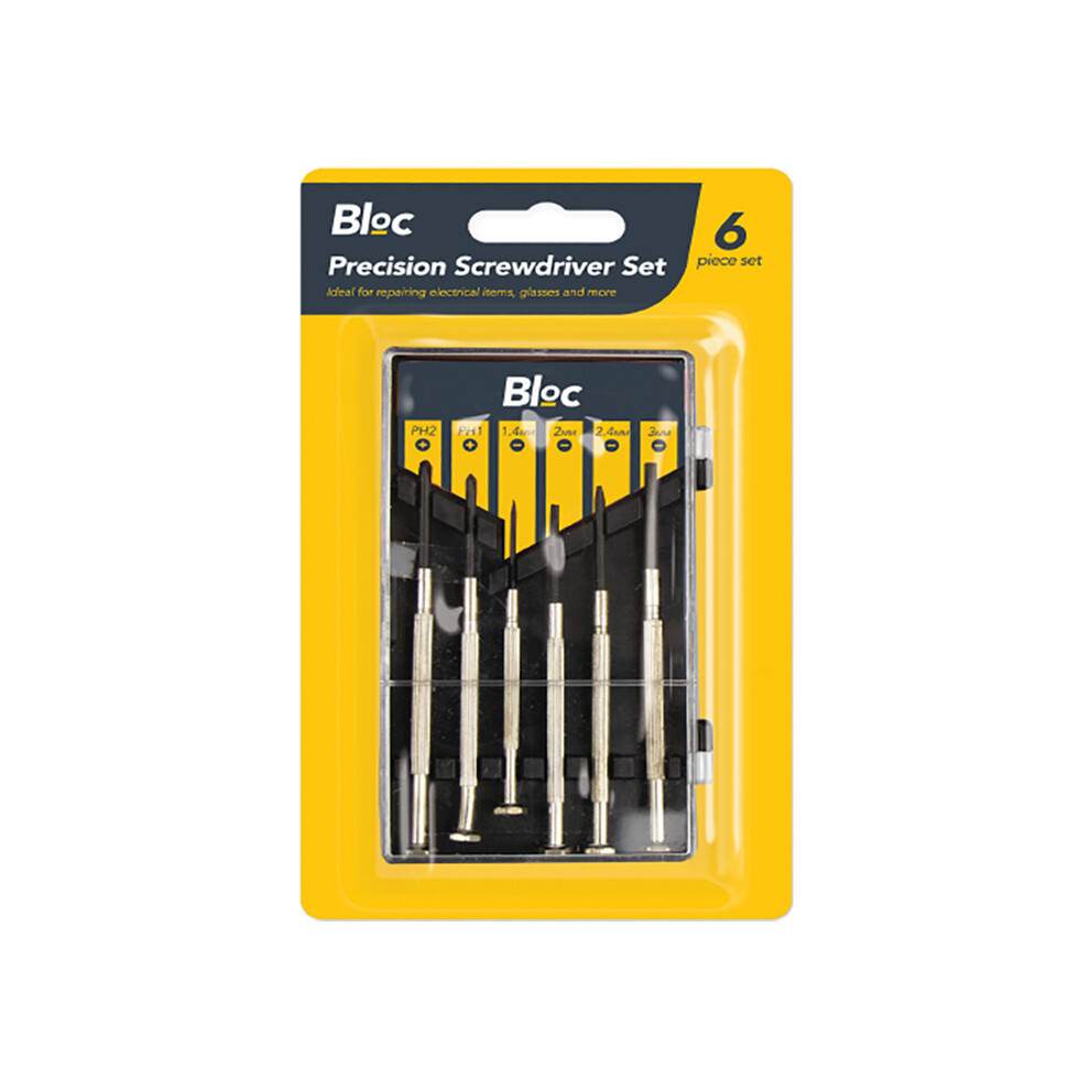 Bloc 6 Mini Precision Screwdrivers Set Repair Laptops Watches Glasses