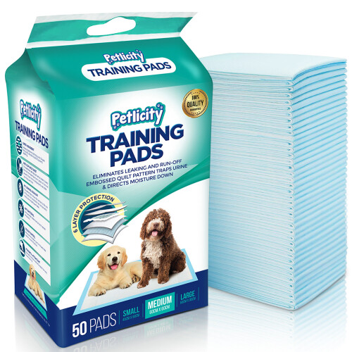 (Medium) 50pk Puppy Training Pads 1