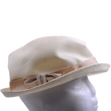(Size II) DIESEL CRUMYKO Womens Straw Fedora Cowboy Hat Summer Sun Cap
